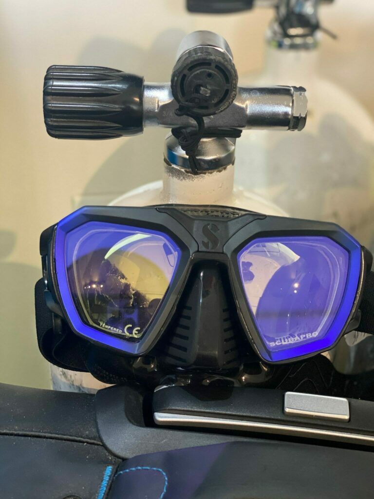 Scuba Pro DMask with Prescription Lenses See The Sea RX
