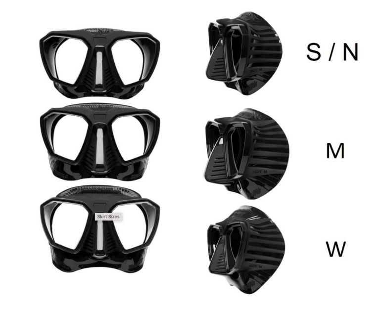 Scuba Pro DMask with Prescription Lenses See The Sea RX
